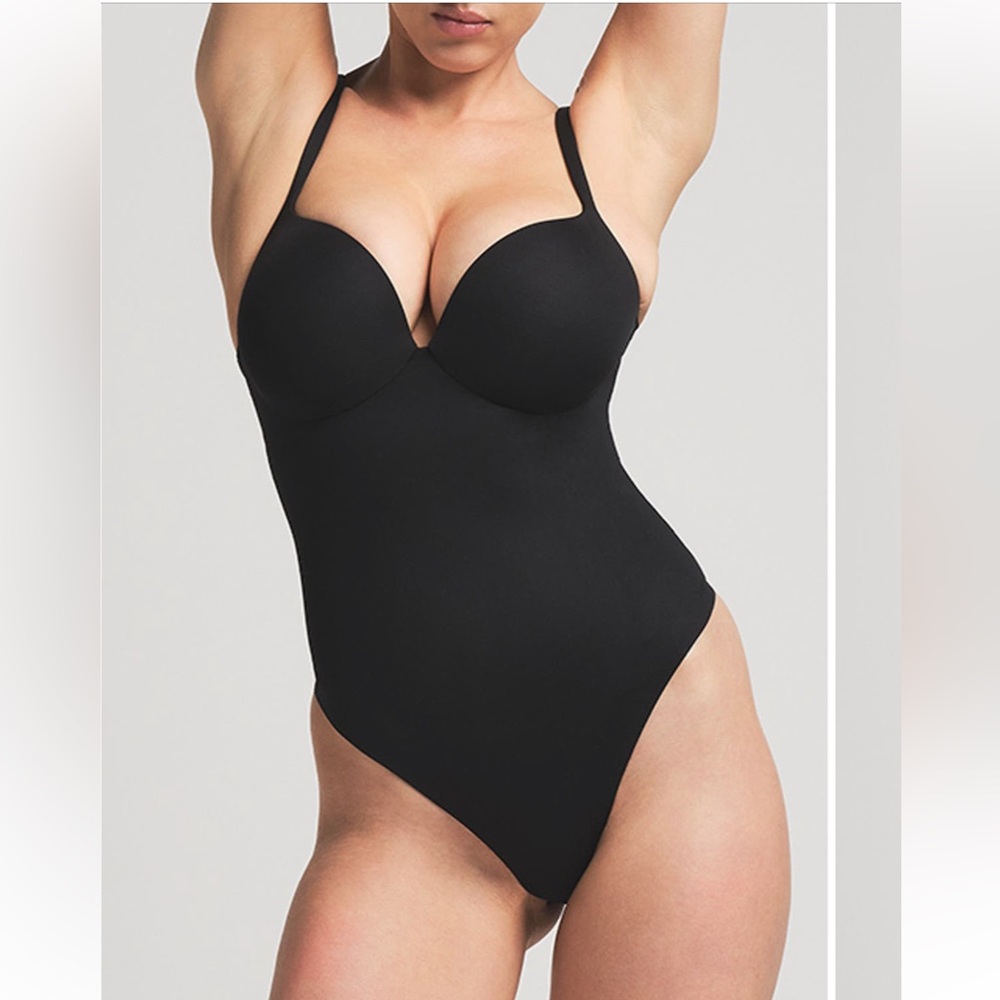 SKIMS ultimate body push up thong bodysuit